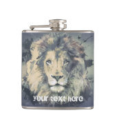 COSMIC LIKING | Custom Vinyl Wrapped Flask Flachmann (Vorderseite)