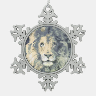 COSMIC LIKING   Zinnschneeflocken Schneeflocken Zinn-Ornament