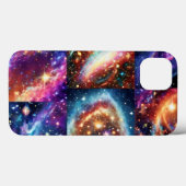 Cosmic lila Gold Rosa Case-Mate iPhone Hülle (Rückseite (Horizontal))