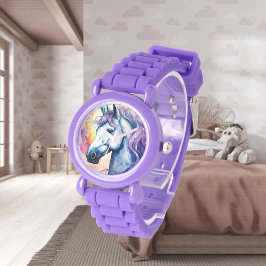 Cosmic Lila Unicorn eWatch Armbanduhr