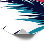 Cosmic Lion – Astronaut Helmet Poster | Bold Space (Ecke)