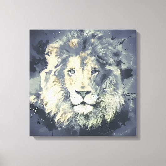 COSMIC LION KING CANVAS DRUCKEN LEINWANDDRUCK (Vorderseite)