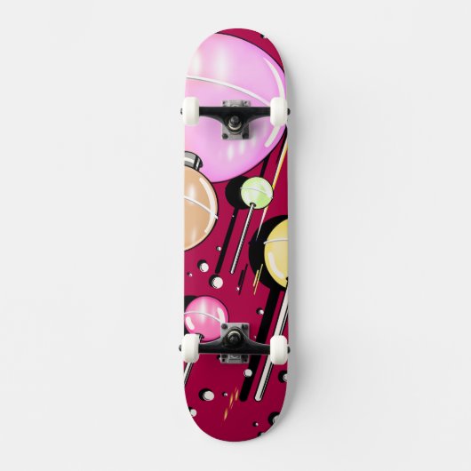 Cosmic Lollipops Skateboard Deck (Vorderseite)