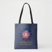 Cosmic Lotus Flower | Galaxy Bloom Energy Tasche (Vorderseite)