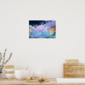 Cosmic Lotus Flower Poster (Küche)