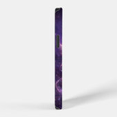 Cosmic Lotus Flower with Galaxy Glow iPhone Hülle (Rechte Seite)