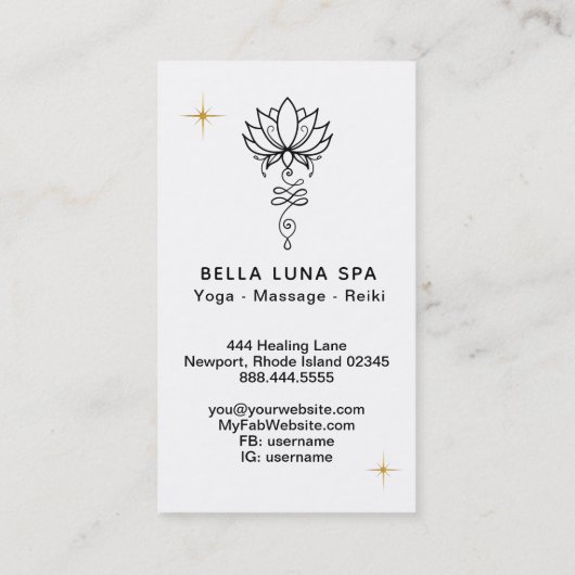*~* Cosmic Lotus Nirvana - Heilige Geometrie Visitenkarte (Rückseite)
