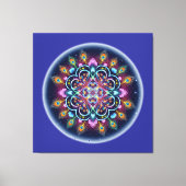 Cosmic Mandala Canvas Wall Art Leinwanddruck (Vorderseite)