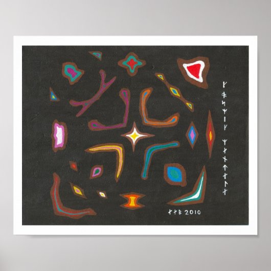 Cosmic Mandala Poster (Vorne)