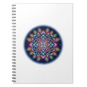 Cosmic Mandala Spiral Notebook Notizblock (Vorderseite)