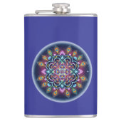 Cosmic Mandala Vinyl Flask Flachmann (Vorderseite)