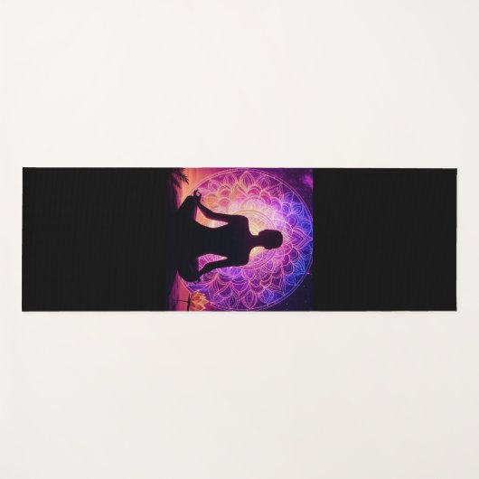 Cosmic Mandala Yogamatte (Vorderseite (Horizontal))