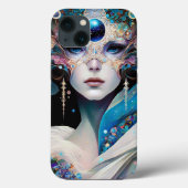 Cosmic Masked Goddess Queen Fantasy Art Case-Mate iPhone Hülle (Rückseite)