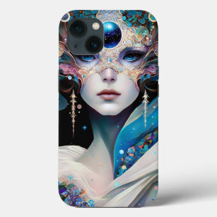 Cosmic Masked Goddess Queen Fantasy Art Case-Mate iPhone Hülle