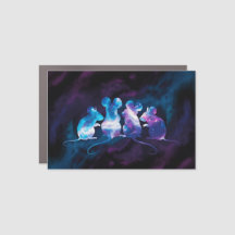Cosmic Mäuse Rectangle Car Magnet