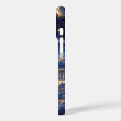 Cosmic Midnight Blue Mythical Fantasy Illustration Case-Mate iPhone Hülle (Rückseite / Links)