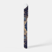 Cosmic Mind Mandala – Abstract Brain Art iPhone Hülle (Rechte Seite)