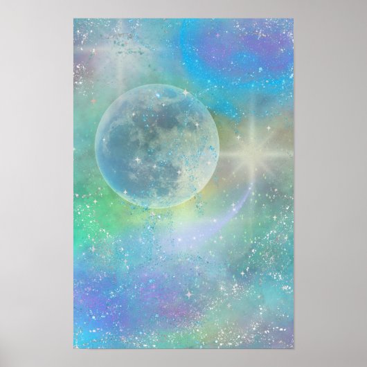 Cosmic Moon Poster (Vorne)