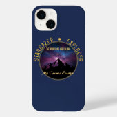 Cosmic-Mountain-Calling-Fall Case-Mate iPhone Hülle (Rückseite)