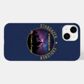 Cosmic-Mountain-Calling-Fall Case-Mate iPhone Hülle (Rückseite (Horizontal))