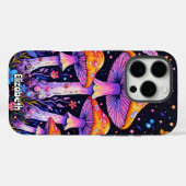Cosmic Mushroom Meadow Case-Mate iPhone Hülle (Rückseite (Horizontal))