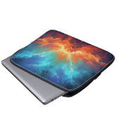 Cosmic Nebula Abstract Galaxy Space Art Laptopschutzhülle (Vorne Knopf)