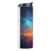 Cosmic Nebula Abstract Galaxy Space Art Thermosbecher (Nach links gedreht)