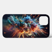 Cosmic Nebula Cloud Explosion Phone Case - Vibrant (Rückseite (Horizontal))