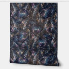 Cosmic Nebula Swirl 3D Wallpaper – Smooth Vinyl Tapete