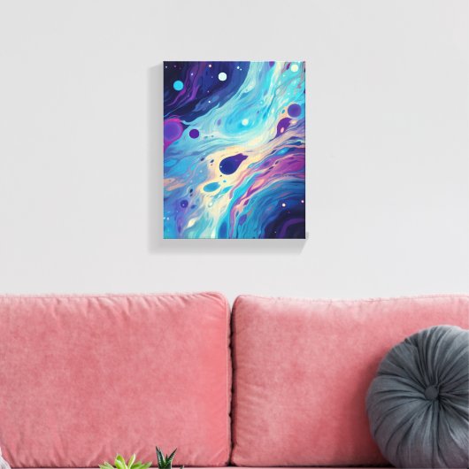 Cosmic Nebula Vortex Leinwanddruck (Insitu (Wohnzimmer))