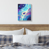 Cosmic Nebula Vortex Leinwanddruck (Insitu (Schlafzimmer))