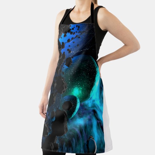 Cosmic Nebula Voyage All-Over Print Apron Schürze (InSitu)