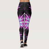 Cosmic Neon Starburst Leggings (Rückseite)