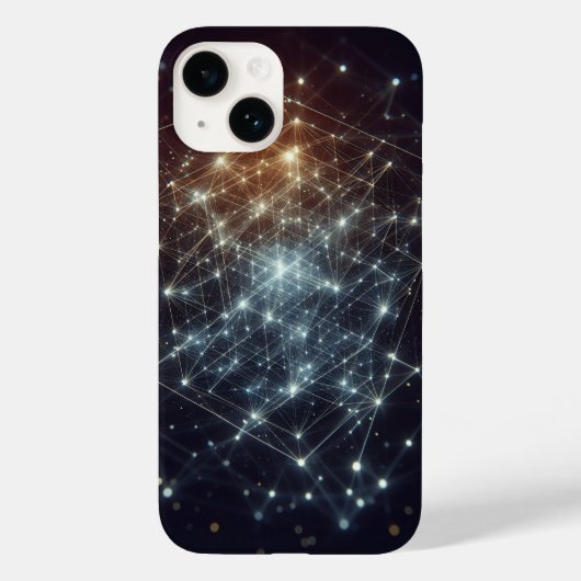 Cosmic Neural Network Phone Case - Glowing Star  (Rückseite)