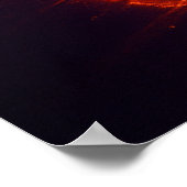 Cosmic Newton’s Cradle – Planetary Motion Art Poster (Ecke)