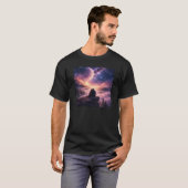 Cosmic Night Sky – Galaxy Space T-Shirt (Vorne ganz)
