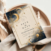 Cosmic Night Wedding Save The Date
