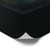 Cosmic Ocean Print Poster (Ecke)