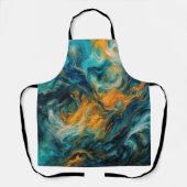 Cosmic Ocean Square - Abstrakte Farben Schürze (Vorderseite)