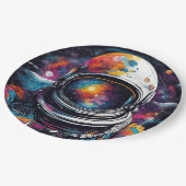 Cosmic Odyssey - Fühlen Sie das Universum in sich! Pappteller (Schrägansicht)