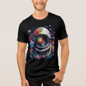 Cosmic Odyssey - Fühlen Sie das Universum in sich! Tri-Blend Shirt (Vorderseite)