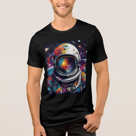 Cosmic Odyssey - Fühlen Sie das Universum in sich! Tri-Blend Shirt (Vorderseite)