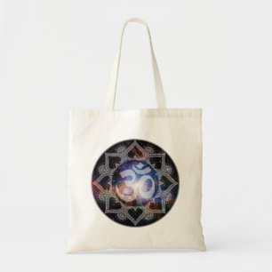Cosmic Om Mandala Tragetasche