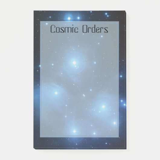 Cosmic Orders Stars  Post-it Klebezettel (Vorderseite)
