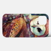 Cosmic Owl Fantasy Art Case-Mate iPhone Hülle (Rückseite (Horizontal))