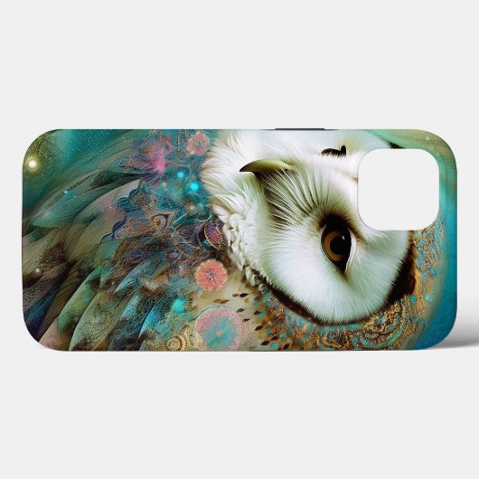 Cosmic Owl Fantasy Art Case-Mate iPhone Hülle (Rückseite (Horizontal))