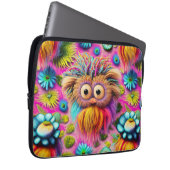 Cosmic Owl Trippy Hippie Psychedelic Original Laptopschutzhülle (Vorne Rechts)