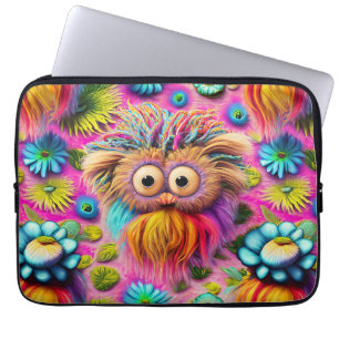 Cosmic Owl Trippy Hippie Psychedelic Original Laptopschutzhülle