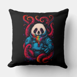 Cosmic Panda Kraken Kissen