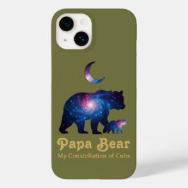 Cosmic Papa Bear & Cub Case-Mate iPhone 14 Hülle